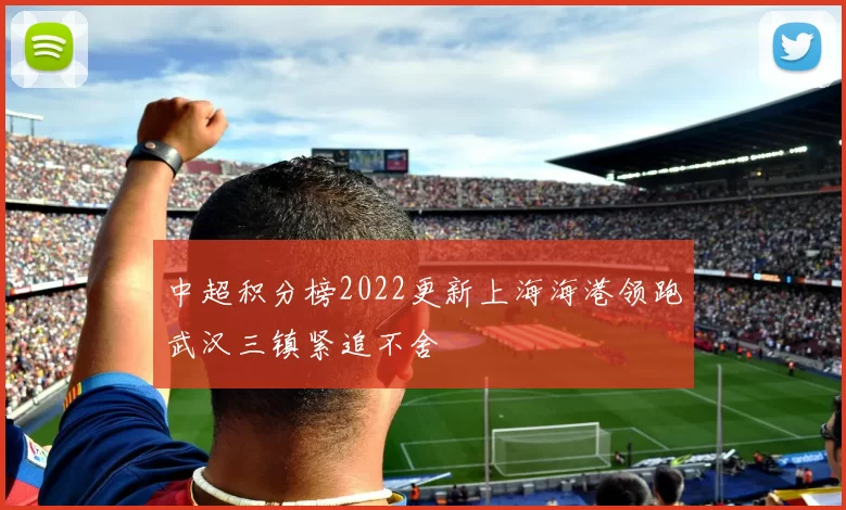 中超积分榜2022更新上海海港领跑武汉三镇紧追不舍