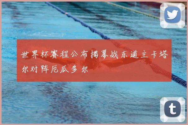 世界杯赛程公布揭幕战东道主卡塔尔对阵厄瓜多尔